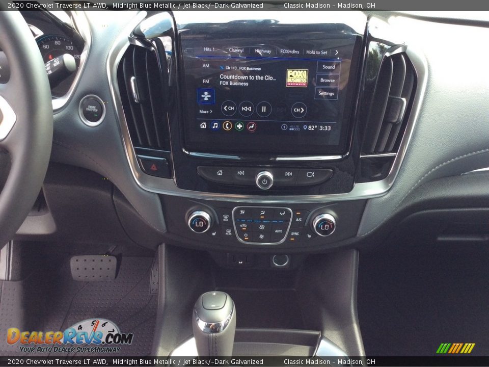 2020 Chevrolet Traverse LT AWD Midnight Blue Metallic / Jet Black/­Dark Galvanized Photo #13