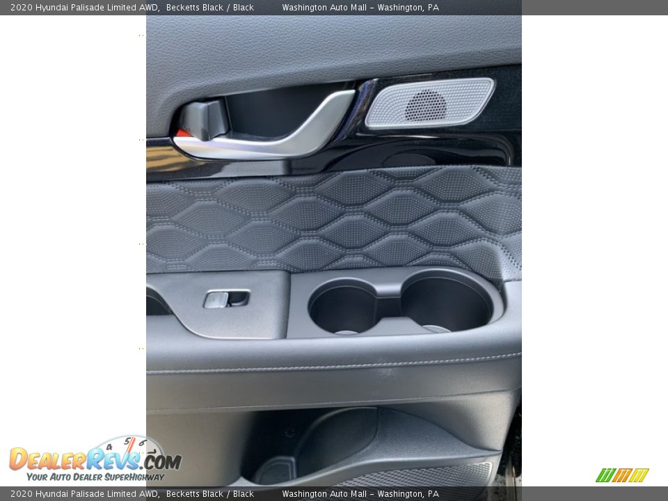 2020 Hyundai Palisade Limited AWD Becketts Black / Black Photo #18