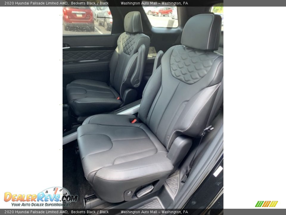 2020 Hyundai Palisade Limited AWD Becketts Black / Black Photo #19