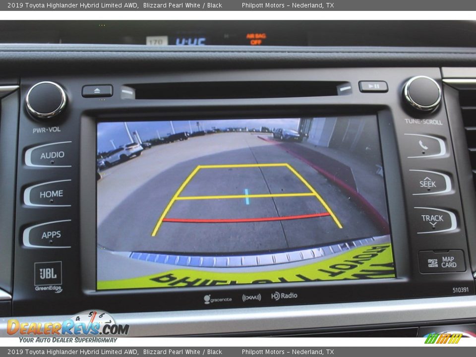 2019 Toyota Highlander Hybrid Limited AWD Blizzard Pearl White / Black Photo #18