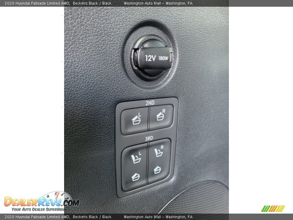 2020 Hyundai Palisade Limited AWD Becketts Black / Black Photo #27