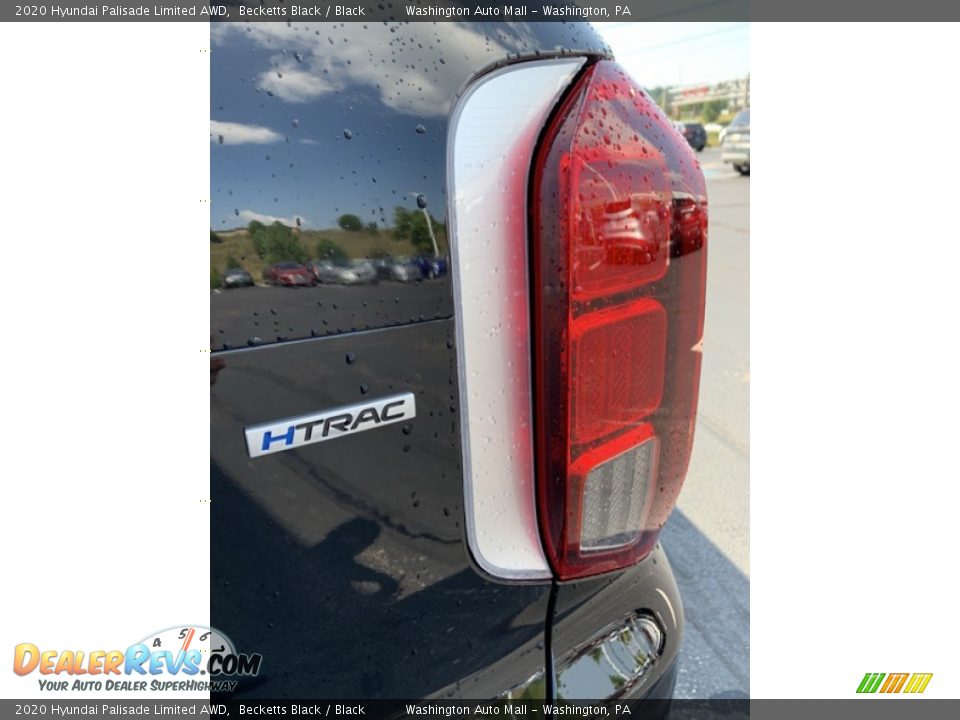 2020 Hyundai Palisade Limited AWD Becketts Black / Black Photo #28