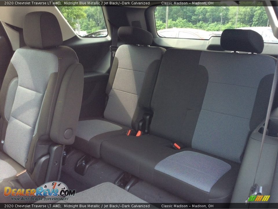 2020 Chevrolet Traverse LT AWD Midnight Blue Metallic / Jet Black/­Dark Galvanized Photo #22