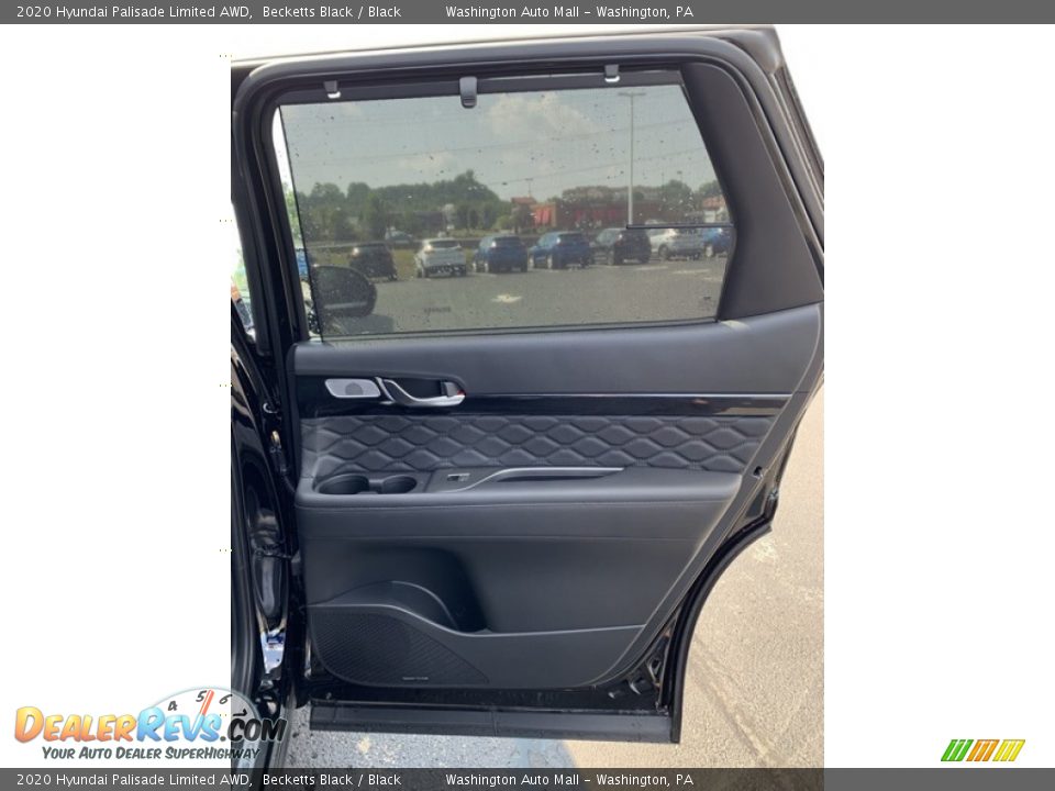 2020 Hyundai Palisade Limited AWD Becketts Black / Black Photo #29