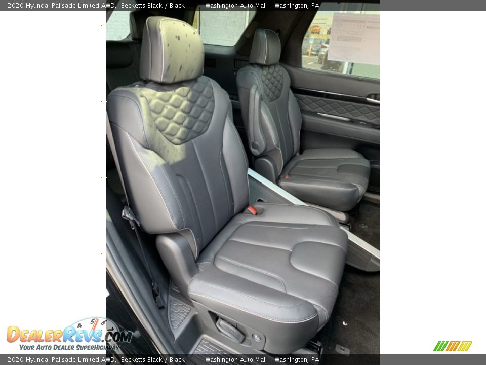 2020 Hyundai Palisade Limited AWD Becketts Black / Black Photo #30