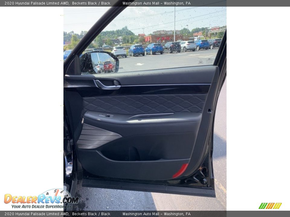 2020 Hyundai Palisade Limited AWD Becketts Black / Black Photo #33