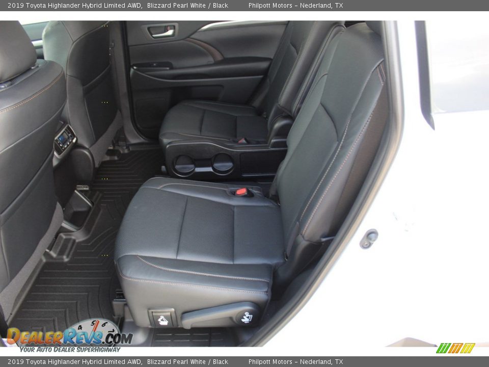 2019 Toyota Highlander Hybrid Limited AWD Blizzard Pearl White / Black Photo #22