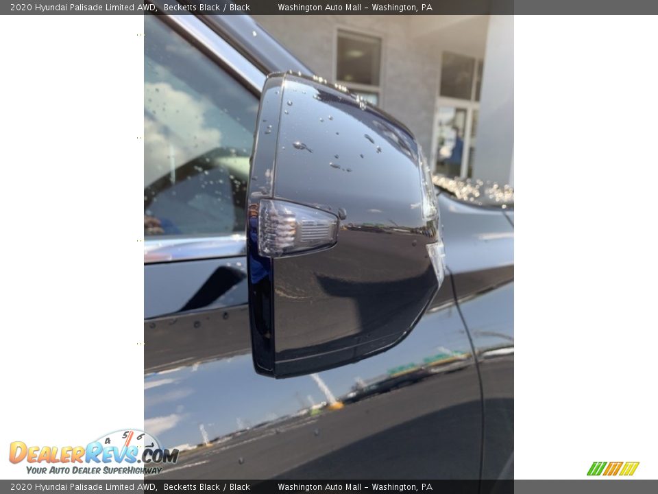 2020 Hyundai Palisade Limited AWD Becketts Black / Black Photo #36