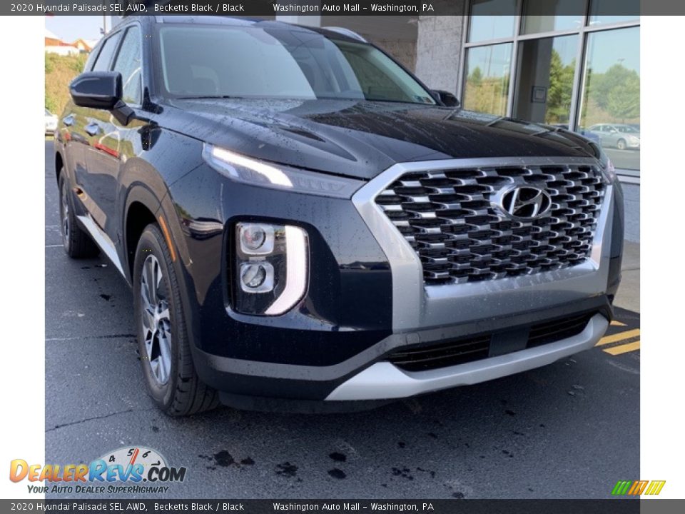 2020 Hyundai Palisade SEL AWD Becketts Black / Black Photo #1