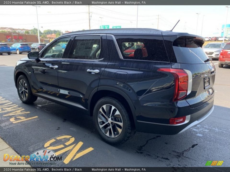 2020 Hyundai Palisade SEL AWD Becketts Black / Black Photo #6