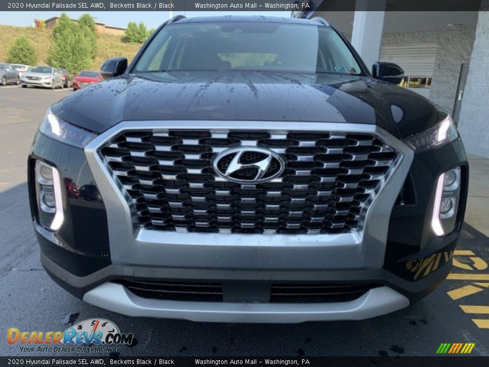 2020 Hyundai Palisade SEL AWD Becketts Black / Black Photo #8