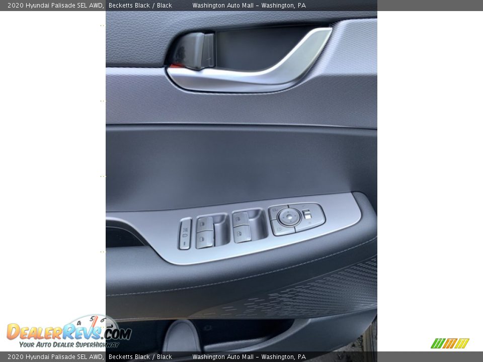 2020 Hyundai Palisade SEL AWD Becketts Black / Black Photo #12