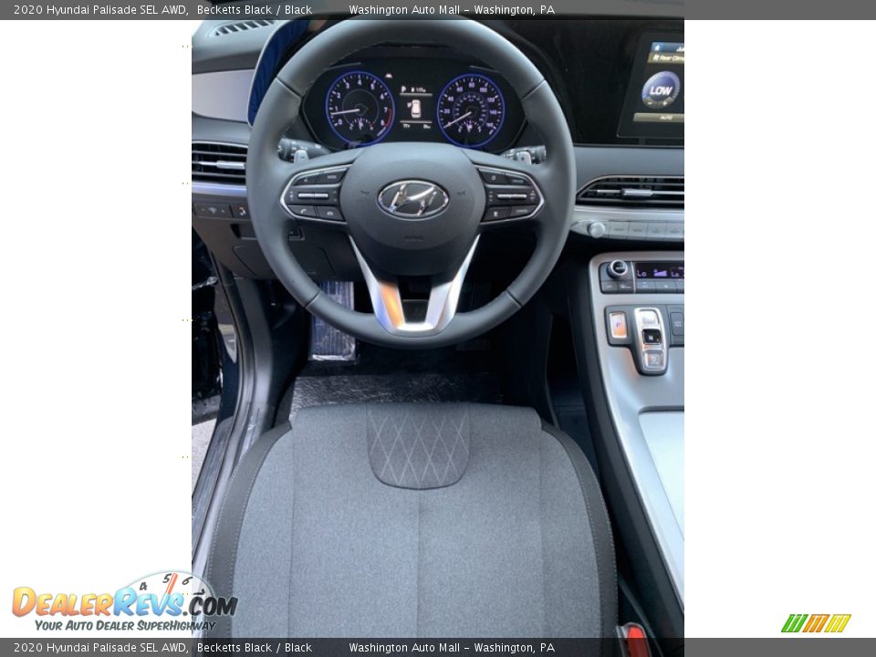 2020 Hyundai Palisade SEL AWD Becketts Black / Black Photo #14