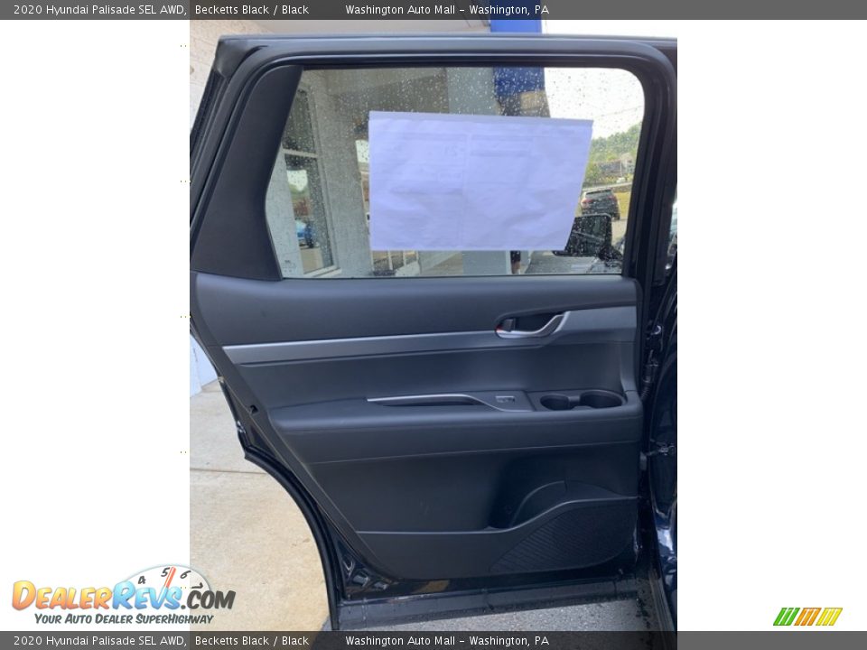 2020 Hyundai Palisade SEL AWD Becketts Black / Black Photo #17