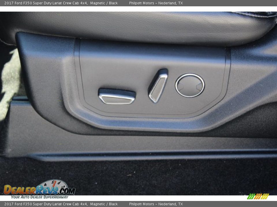 2017 Ford F350 Super Duty Lariat Crew Cab 4x4 Magnetic / Black Photo #8