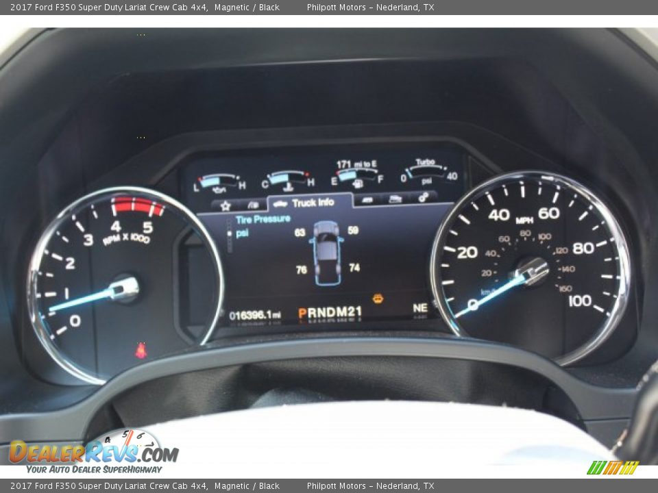 2017 Ford F350 Super Duty Lariat Crew Cab 4x4 Magnetic / Black Photo #10