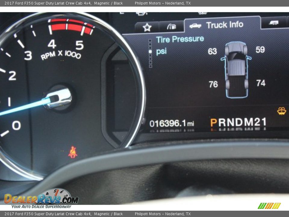 2017 Ford F350 Super Duty Lariat Crew Cab 4x4 Magnetic / Black Photo #11
