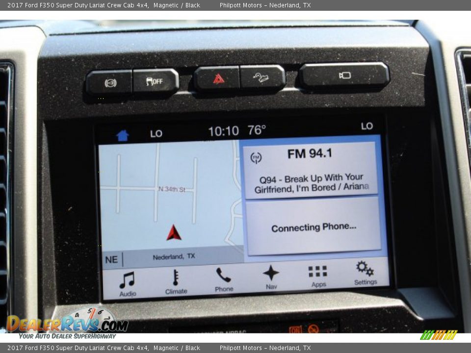2017 Ford F350 Super Duty Lariat Crew Cab 4x4 Magnetic / Black Photo #12