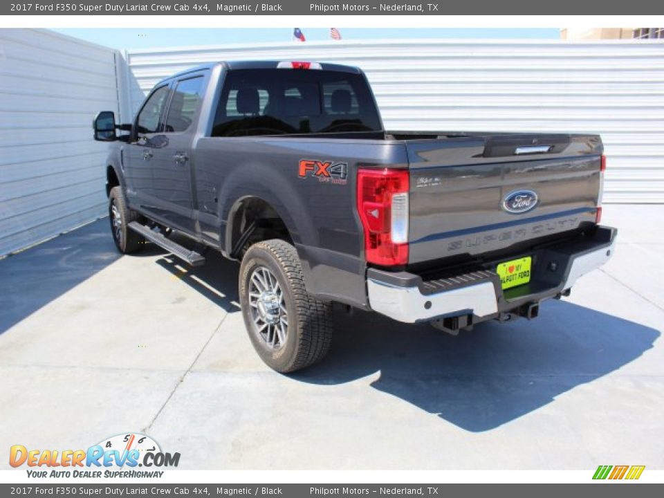 2017 Ford F350 Super Duty Lariat Crew Cab 4x4 Magnetic / Black Photo #15