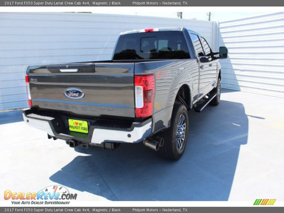 2017 Ford F350 Super Duty Lariat Crew Cab 4x4 Magnetic / Black Photo #17