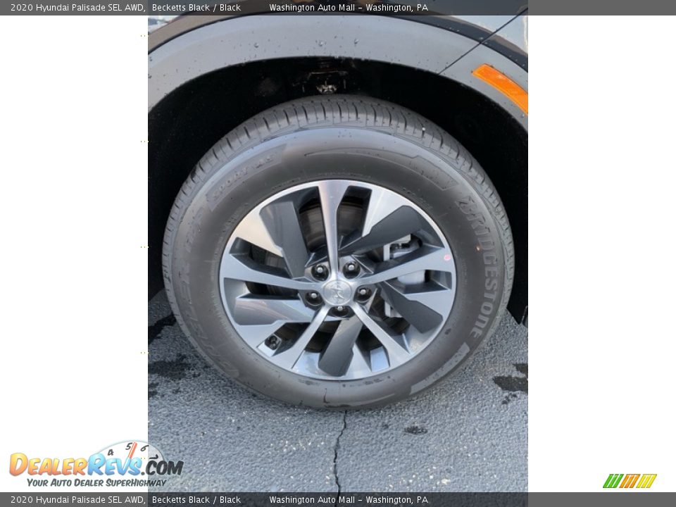 2020 Hyundai Palisade SEL AWD Becketts Black / Black Photo #35
