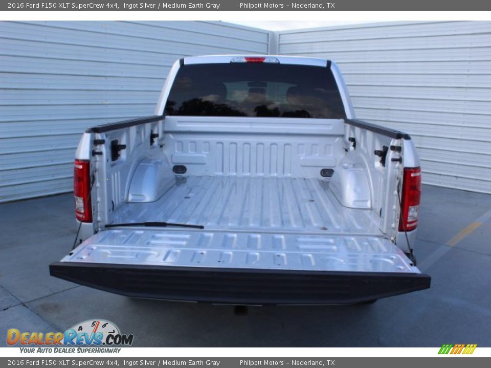 2016 Ford F150 XLT SuperCrew 4x4 Ingot Silver / Medium Earth Gray Photo #23