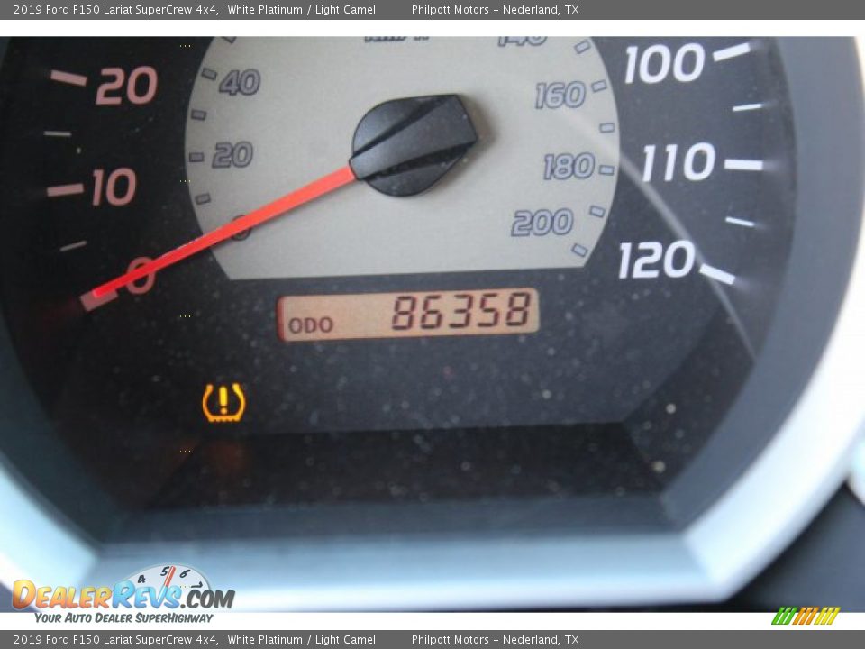 2019 Ford F150 Lariat SuperCrew 4x4 White Platinum / Light Camel Photo #13