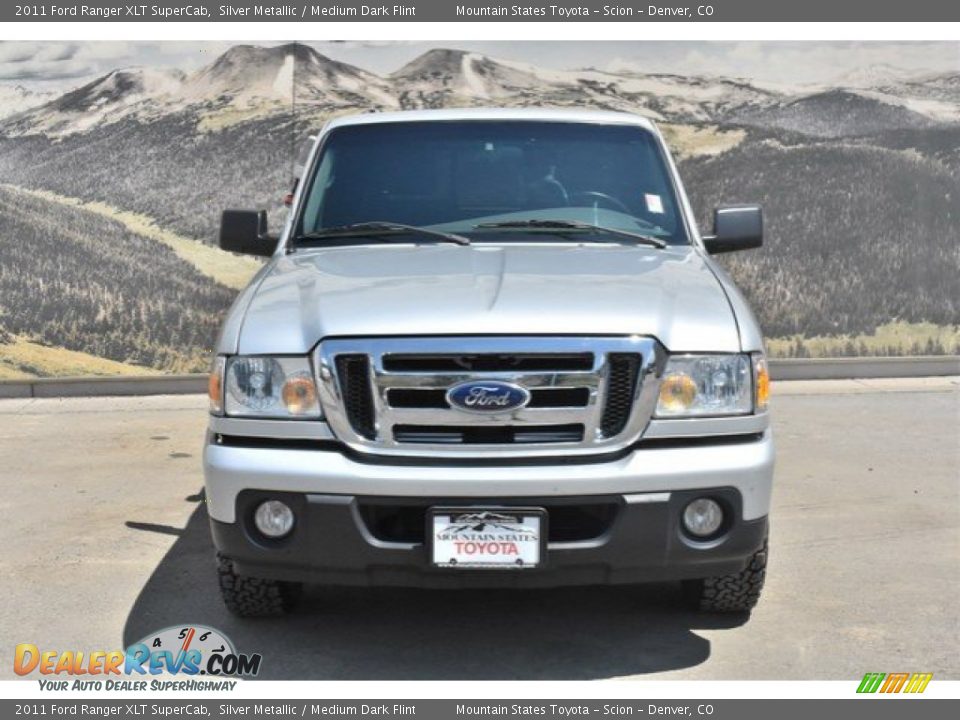 2011 Ford Ranger XLT SuperCab Silver Metallic / Medium Dark Flint Photo #4