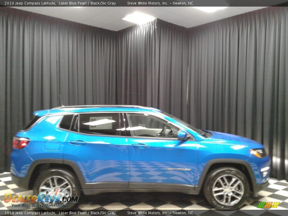 2019 Jeep Compass Latitude Laser Blue Pearl / Black/Ski Gray Photo #5