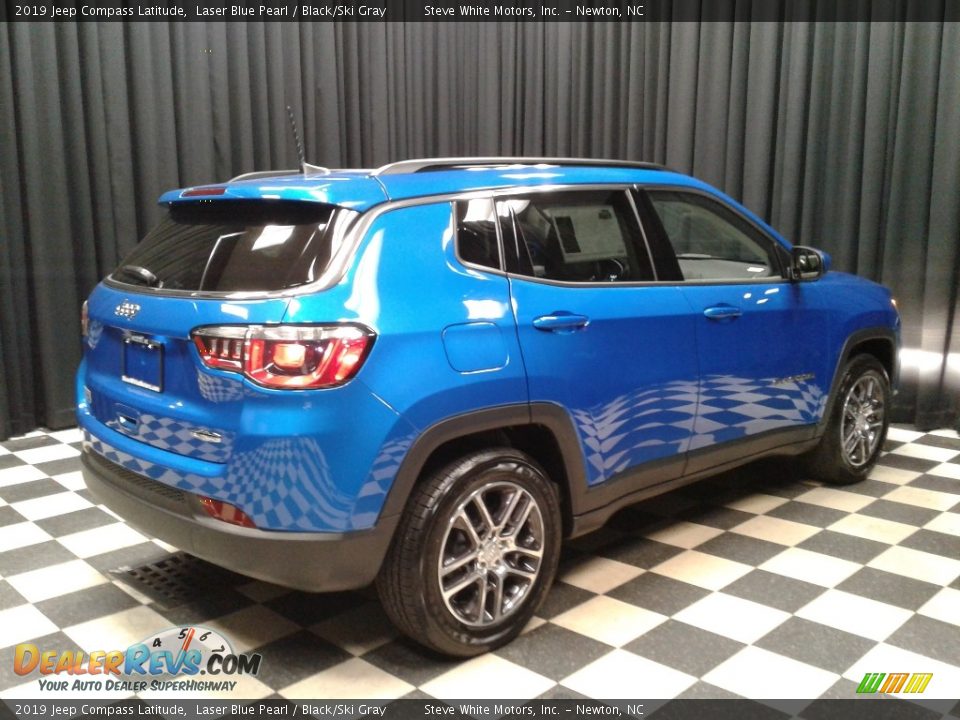 2019 Jeep Compass Latitude Laser Blue Pearl / Black/Ski Gray Photo #6