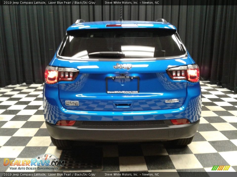 2019 Jeep Compass Latitude Laser Blue Pearl / Black/Ski Gray Photo #7