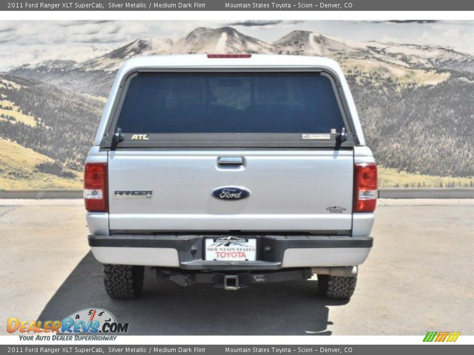 2011 Ford Ranger XLT SuperCab Silver Metallic / Medium Dark Flint Photo #8