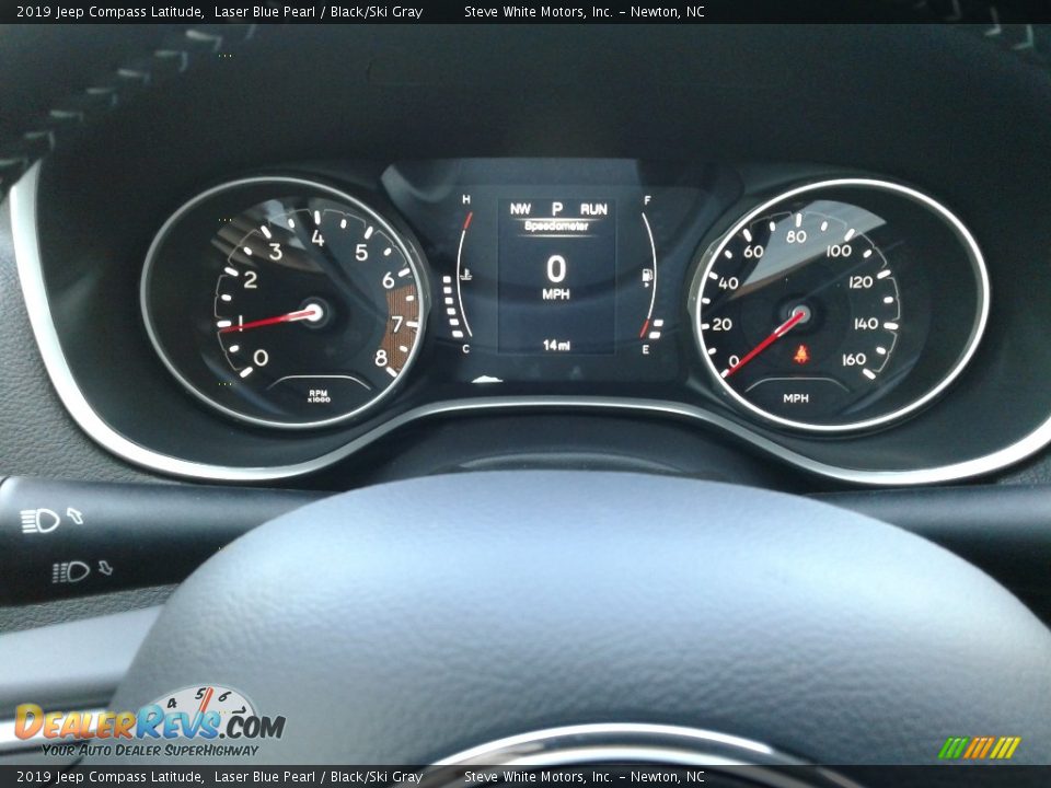 2019 Jeep Compass Latitude Laser Blue Pearl / Black/Ski Gray Photo #19