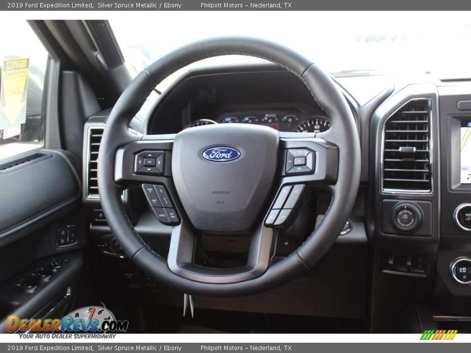 2019 Ford Expedition Limited Silver Spruce Metallic / Ebony Photo #23