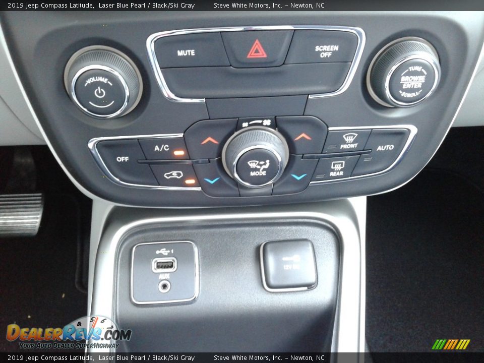 2019 Jeep Compass Latitude Laser Blue Pearl / Black/Ski Gray Photo #25