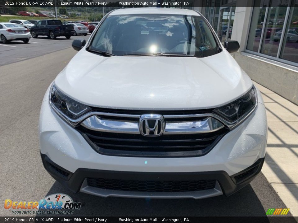 2019 Honda CR-V LX AWD Platinum White Pearl / Ivory Photo #3