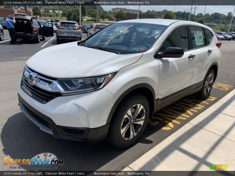 2019 Honda CR-V LX AWD Platinum White Pearl / Ivory Photo #4