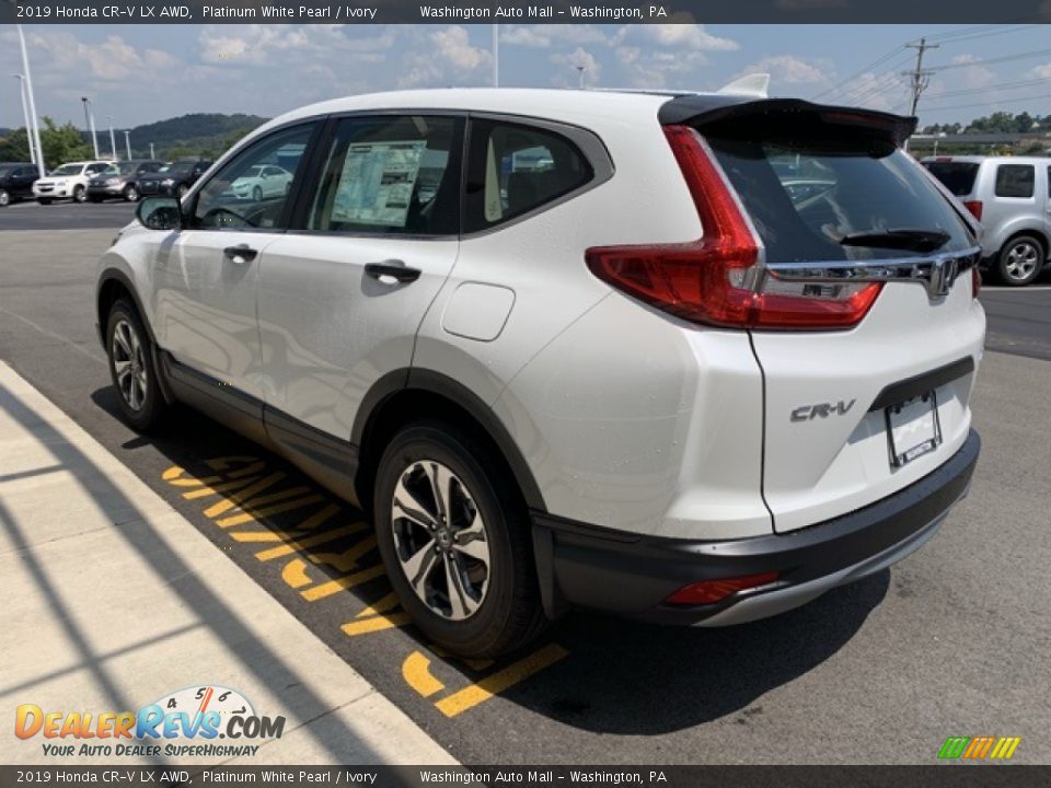 2019 Honda CR-V LX AWD Platinum White Pearl / Ivory Photo #5