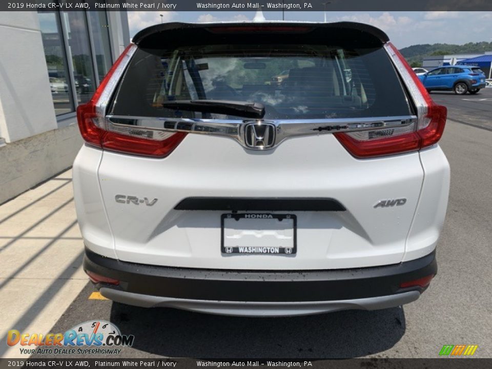 2019 Honda CR-V LX AWD Platinum White Pearl / Ivory Photo #6