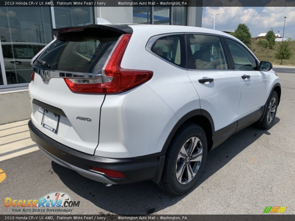 2019 Honda CR-V LX AWD Platinum White Pearl / Ivory Photo #7