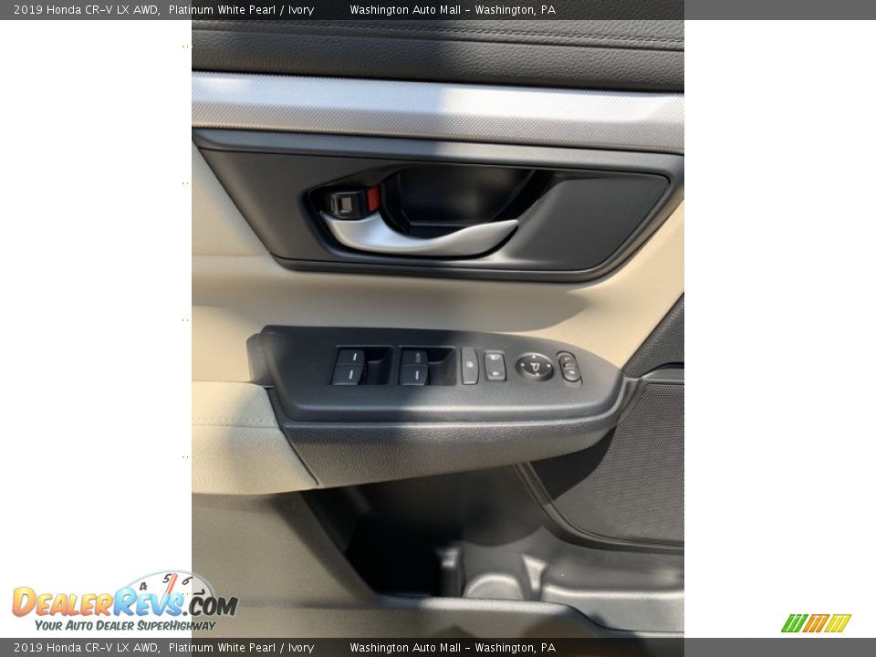 2019 Honda CR-V LX AWD Platinum White Pearl / Ivory Photo #11