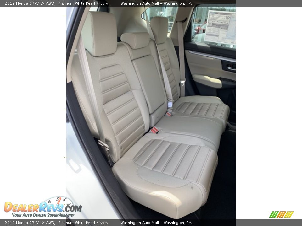 2019 Honda CR-V LX AWD Platinum White Pearl / Ivory Photo #24