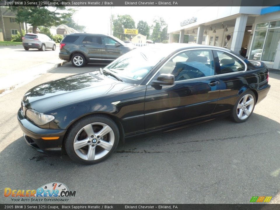 2005 BMW 3 Series 325i Coupe Black Sapphire Metallic / Black Photo #1
