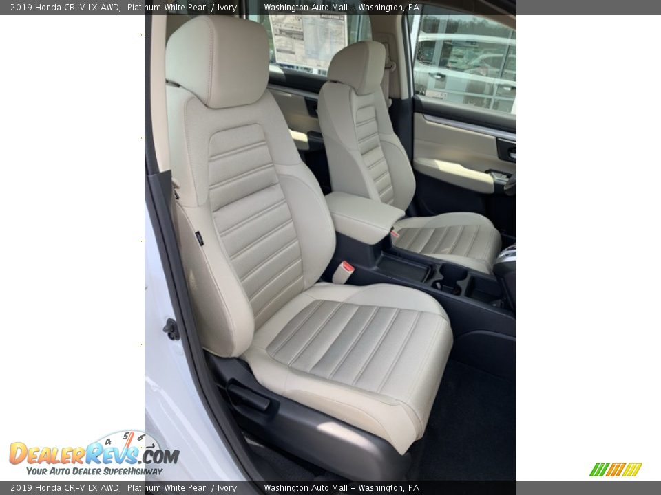 2019 Honda CR-V LX AWD Platinum White Pearl / Ivory Photo #27