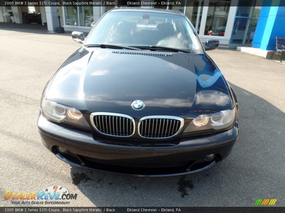 2005 BMW 3 Series 325i Coupe Black Sapphire Metallic / Black Photo #3