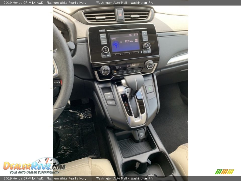 2019 Honda CR-V LX AWD Platinum White Pearl / Ivory Photo #31