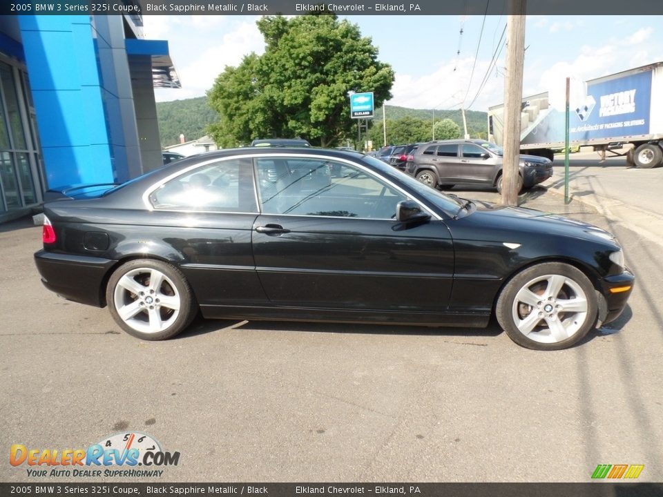2005 BMW 3 Series 325i Coupe Black Sapphire Metallic / Black Photo #5