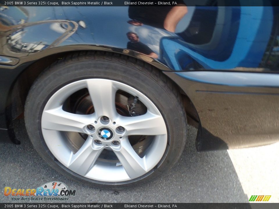 2005 BMW 3 Series 325i Coupe Black Sapphire Metallic / Black Photo #9