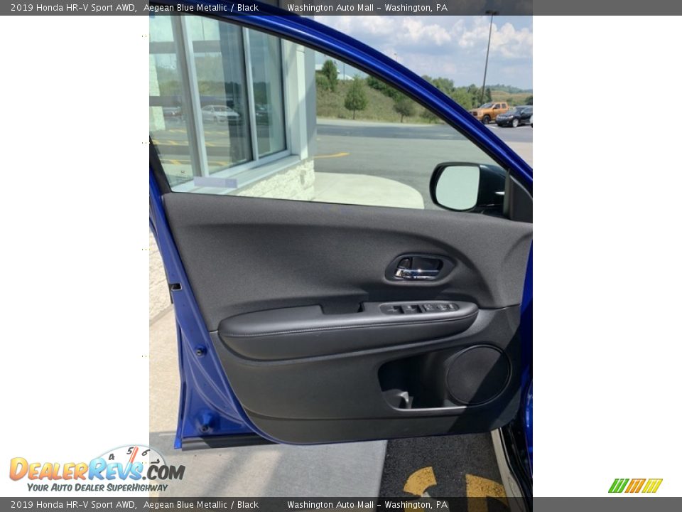 2019 Honda HR-V Sport AWD Aegean Blue Metallic / Black Photo #10