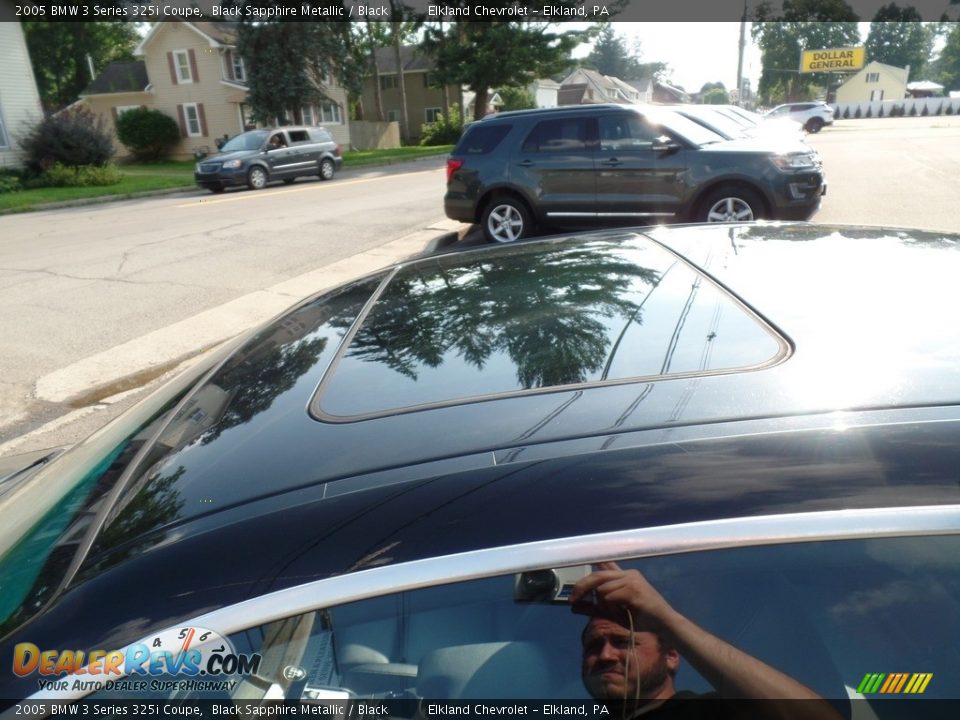 2005 BMW 3 Series 325i Coupe Black Sapphire Metallic / Black Photo #11